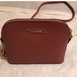 Steve Madden cognac dome purse